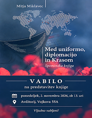 Predstavitev knjige »Med uniformo, diplomacijo in Krasom«