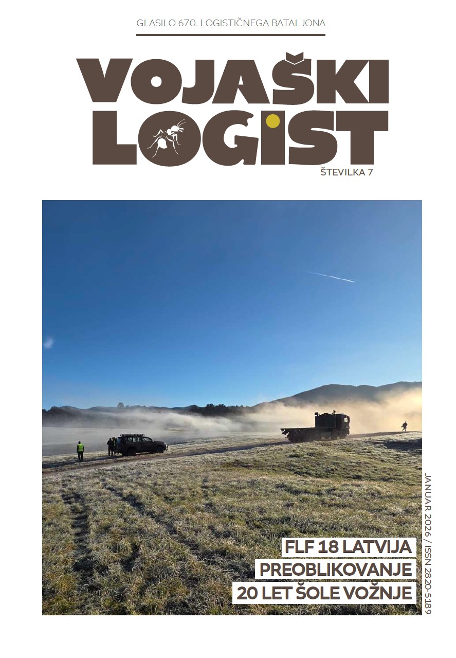 Vojaški logist - naslovnica